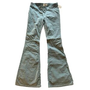 NWT Free People Blue Flare Stretch Courduroy Pants